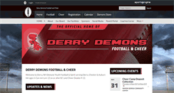 Desktop Screenshot of derrydemons.com